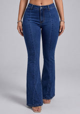 Centre Stage Seam Bootcuts – Dark Blue