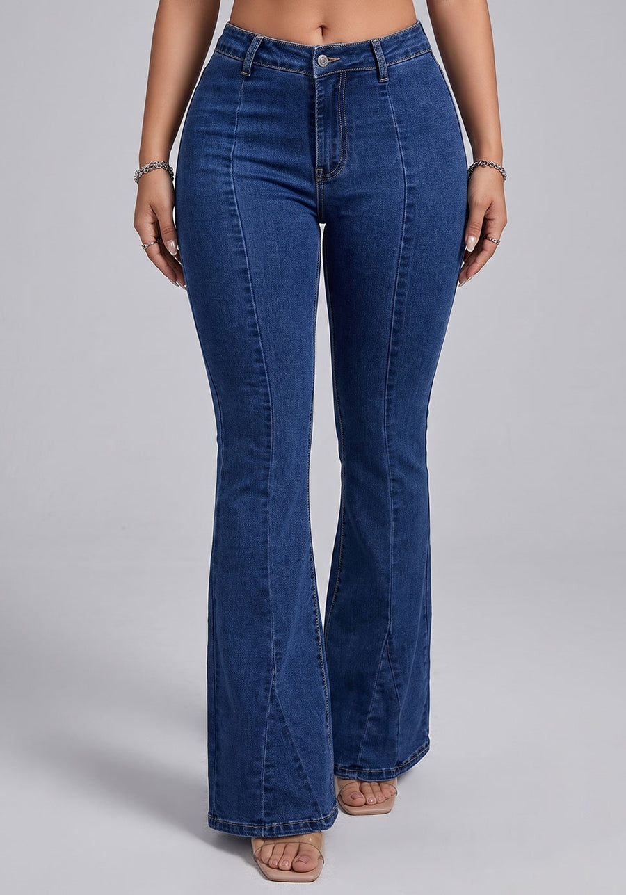 Centre Stage Seam Bootcuts – Dark Blue