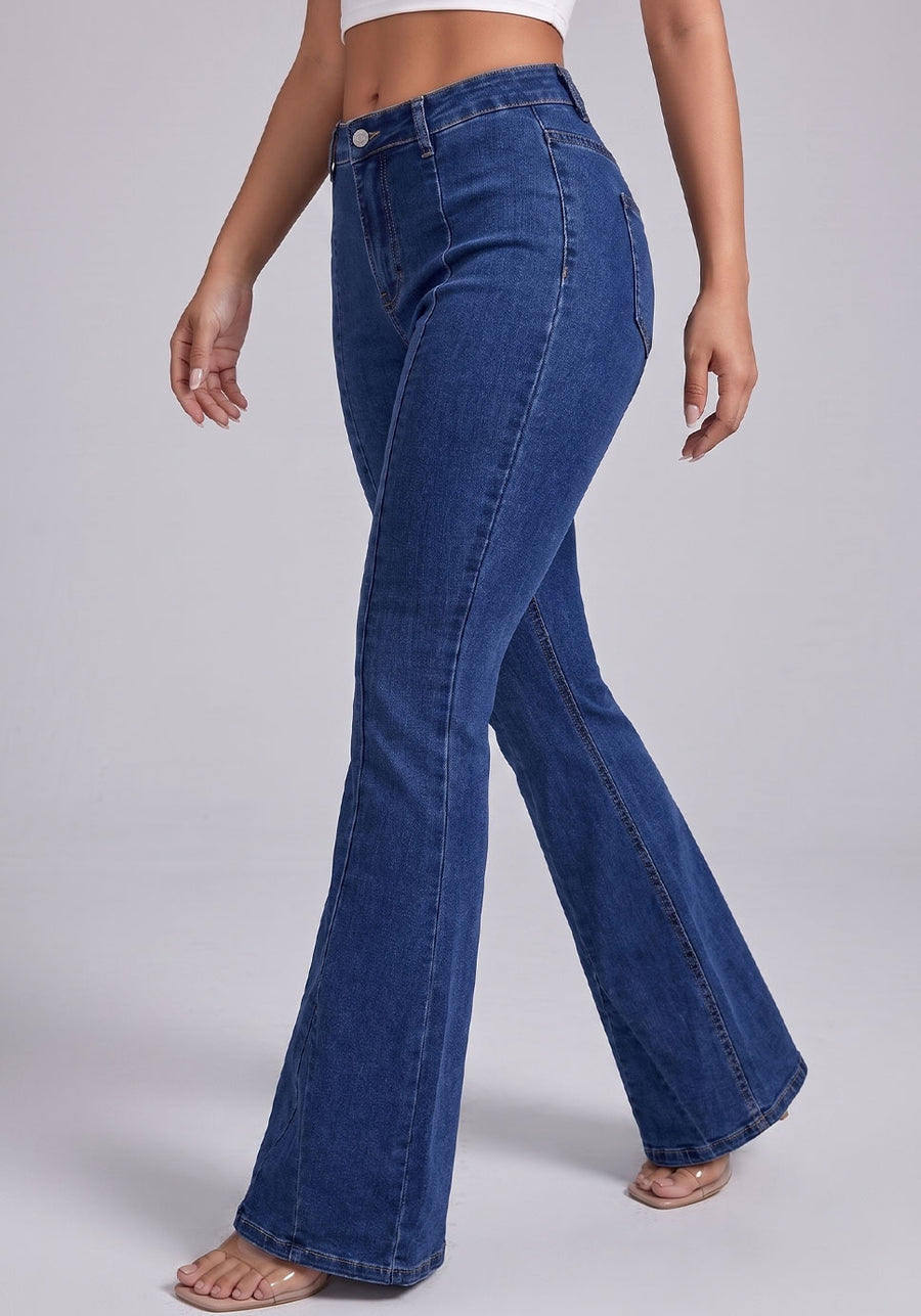 Centre Stage Seam Bootcuts – Dark Blue