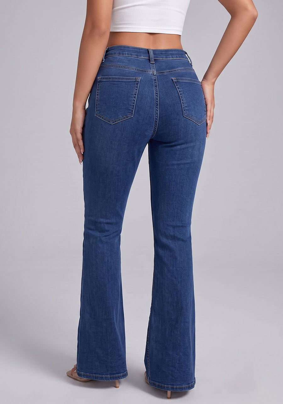 Centre Stage Seam Bootcuts – Dark Blue