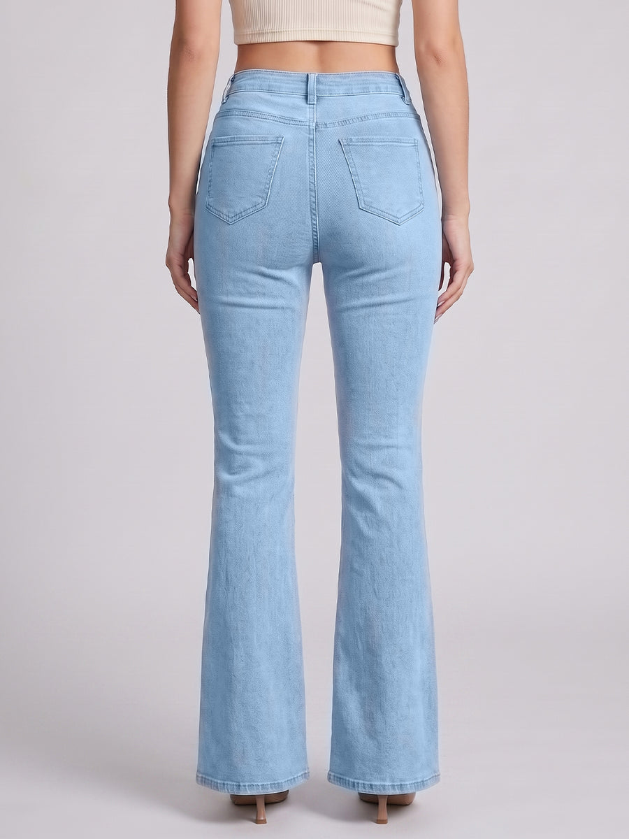 Centre Stage Seam Bootcuts – Ice Blue