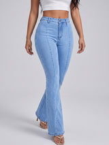 Centre Stage Seam Bootcuts – Light Blue