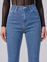 Fringe Benefits Flared Jeans – Blue