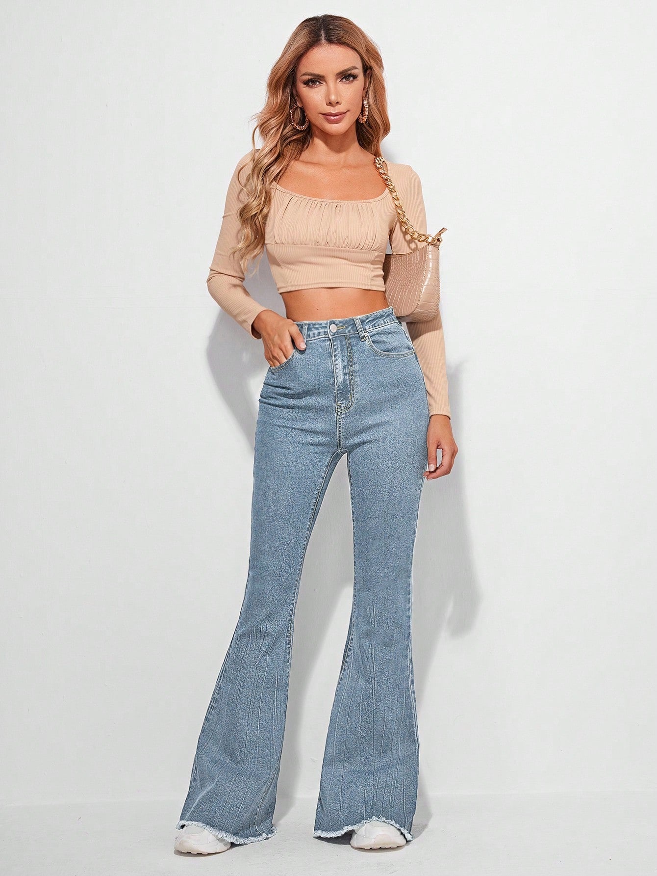 Timeless Fade High-Waist Bootcut