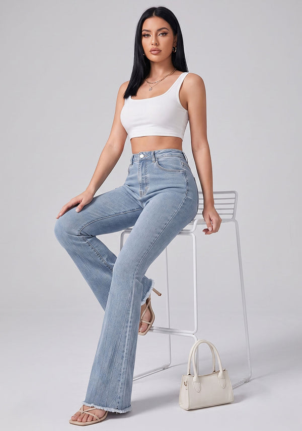 Timeless Fade High-Waist Bootcut