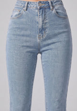 Fringe Benefits Flared Jeans – Light Blue