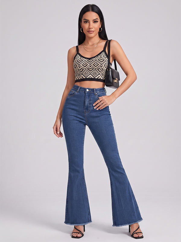 Timeless Fade High-Waist Bootcut