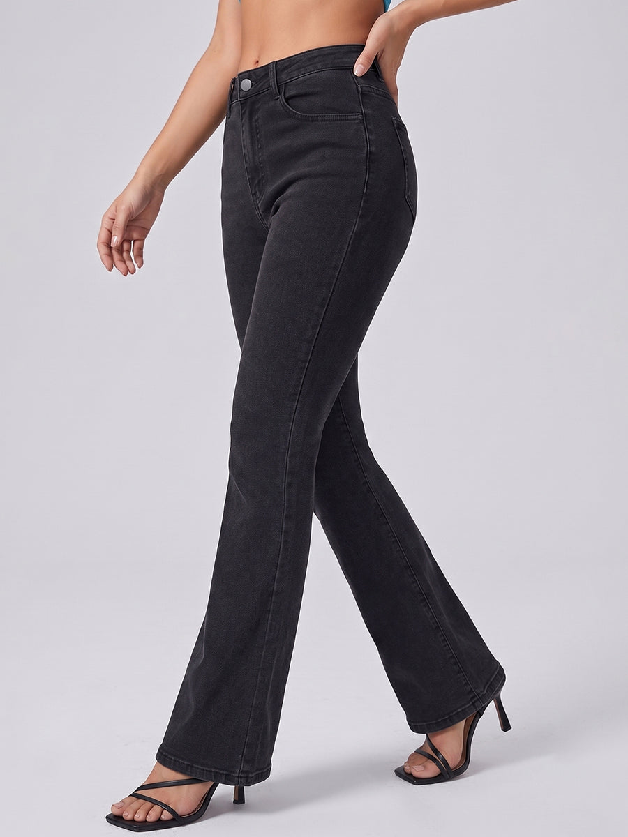 Midnight High-Rise Bootcut Denim