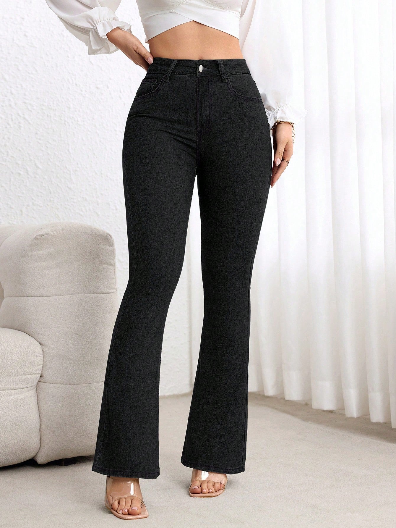 Hourglass High-Waist Flare