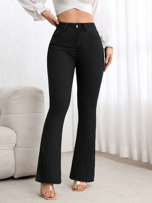 Hourglass High-Waist Flare