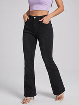 Black Magic Bootcut Jeans
