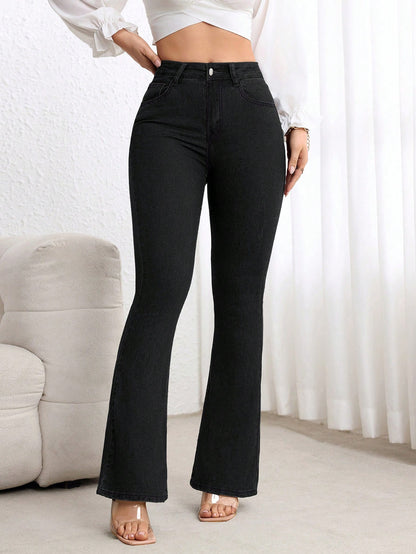 Hourglass High-Waist Flare