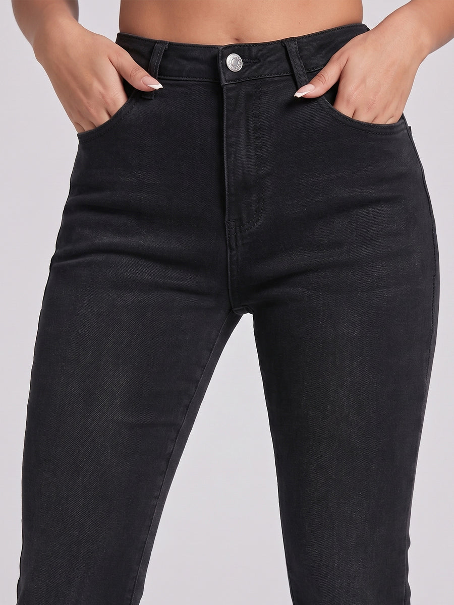 Black Magic Bootcut Jeans