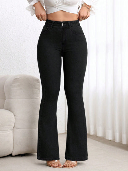 Hourglass High-Waist Flare