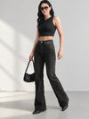 Moody Wash Bootcut Jeans – Black