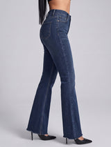 Moody Wash Bootcut Jeans – Dark Blue