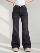 Vintage Tint Flared Bootcuts – Black