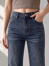 Vintage Tint Flared Bootcuts – Dark Blue