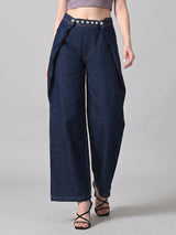 Wrap Star Overlay Wide Legs