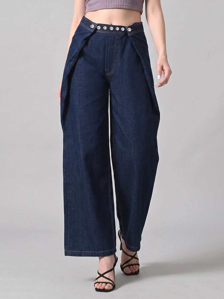 Wrap Star Overlay Wide Legs