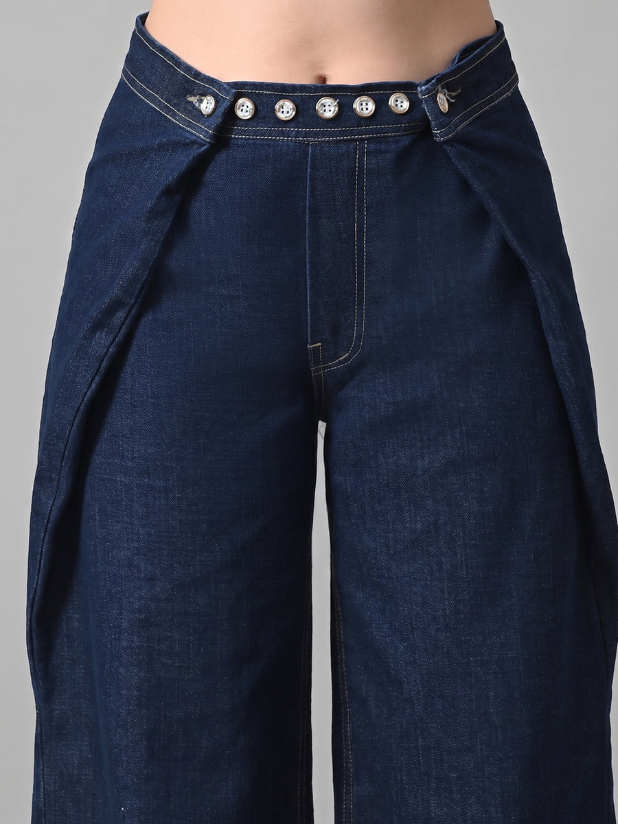 Wrap Star Overlay Wide Legs