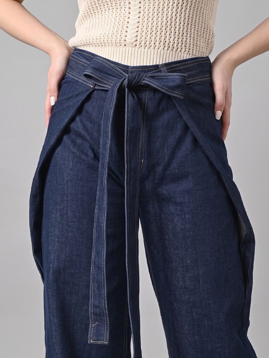 Tie the Knot Wrap Wide Legs