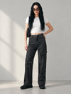 Bow Down Wide Leg Jeans – Black