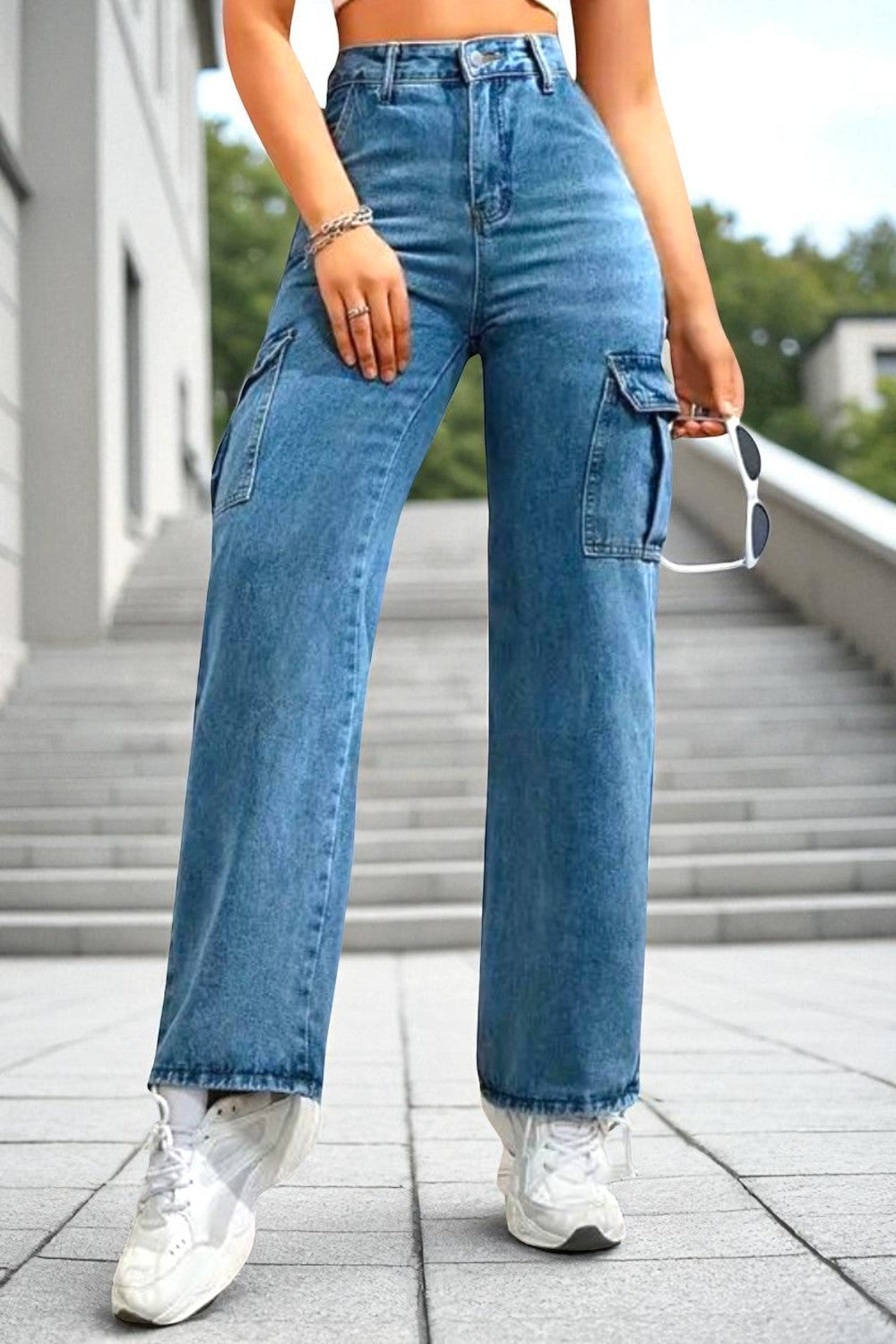 Cityscape Cargo Denim Jeans