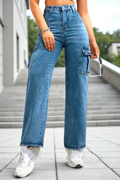Cityscape Cargo Denim Jeans