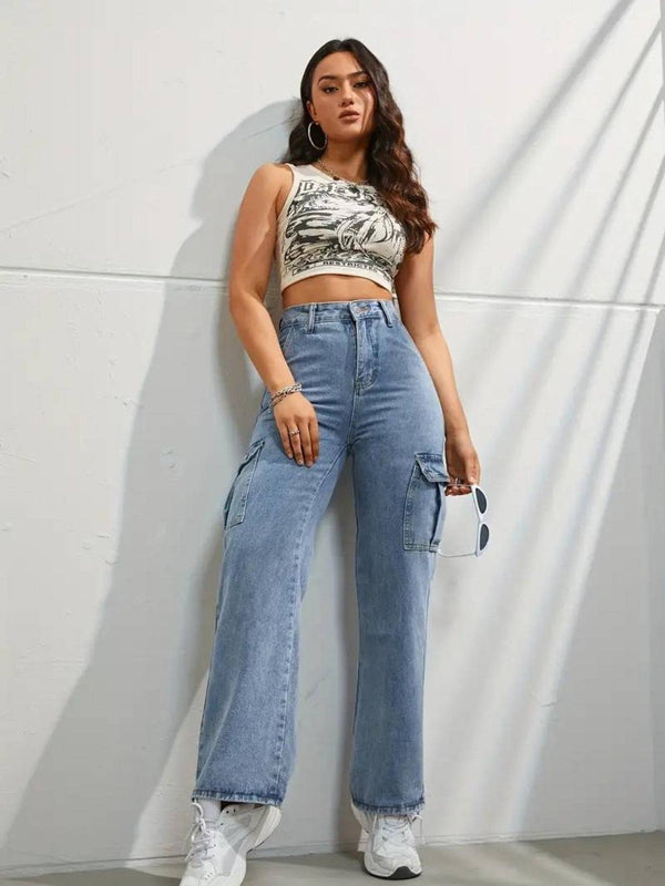 Cityscape Cargo Denim Jeans