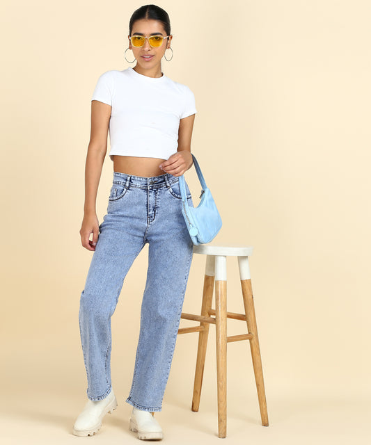 Stretchy Stride Stonewash Boyfriend Jeans