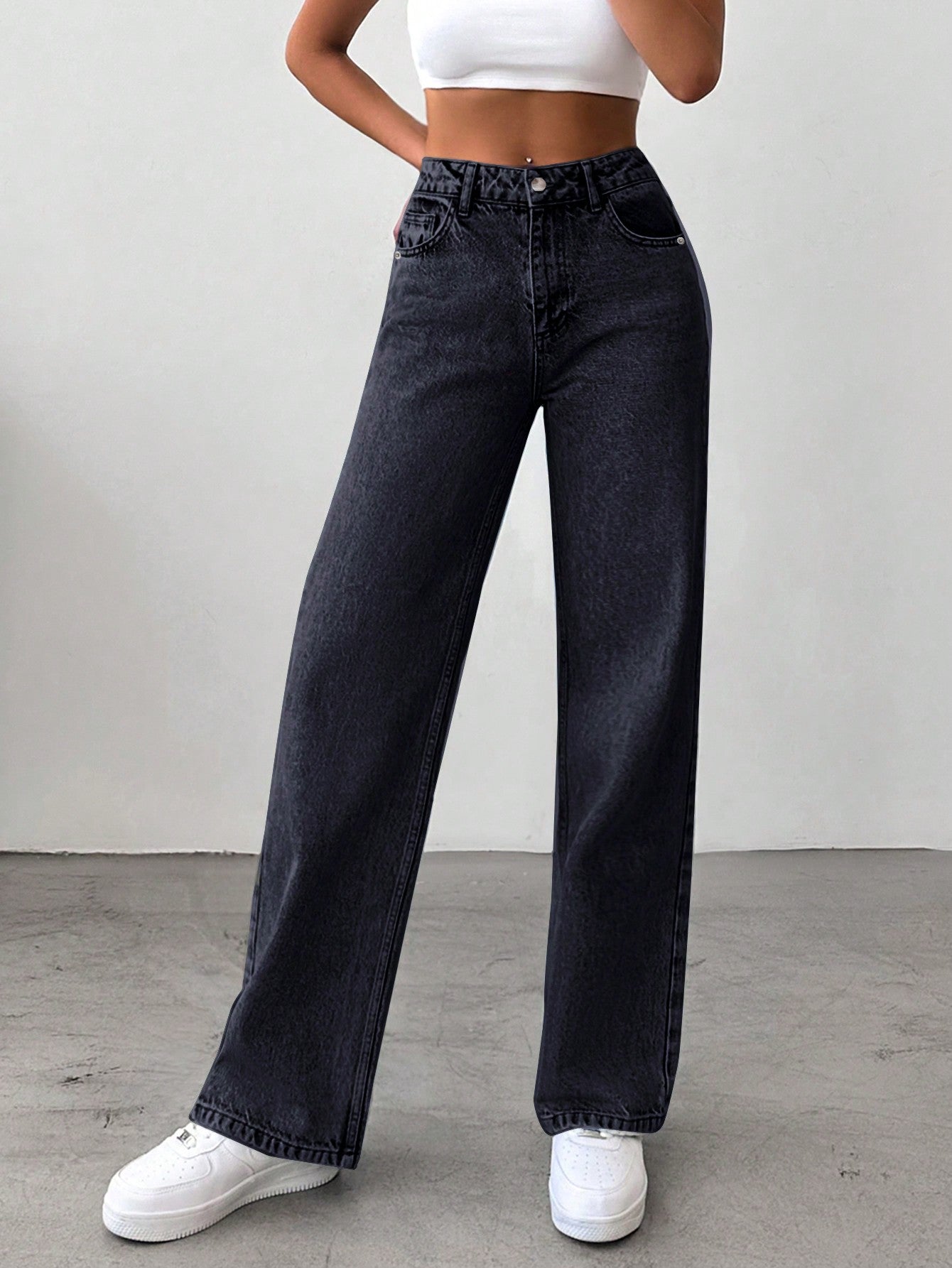 Evening Haze Straight fit Jeans - Glossia Fashion