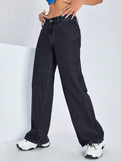 Starlet Charm High-Waist Stretchable Jeans - Glossia Fashion