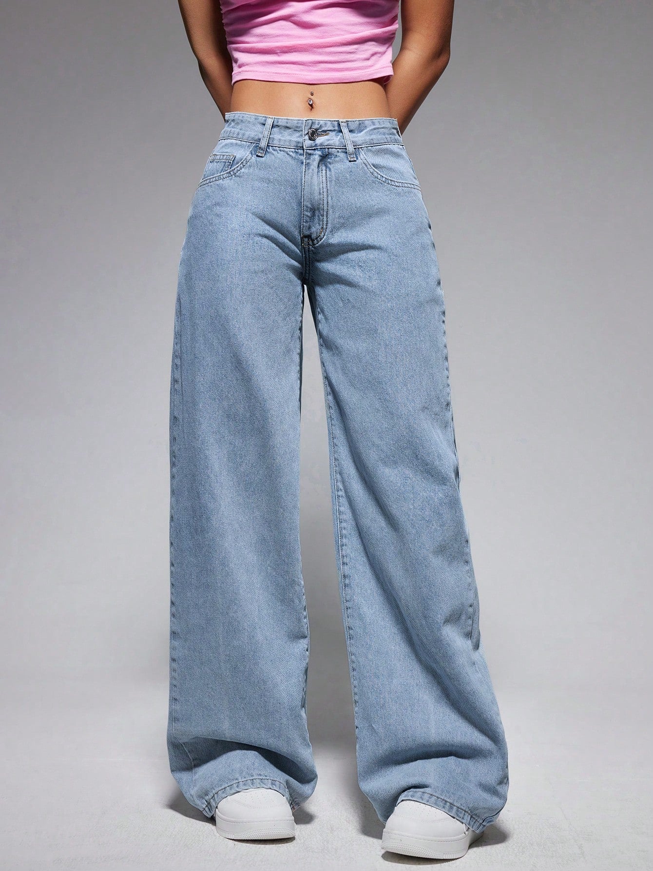 Own The Moment High-Rise Soft Denim - Glossia Fashion