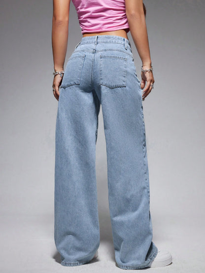 Own The Moment High-Rise Soft Denim - Glossia Fashion
