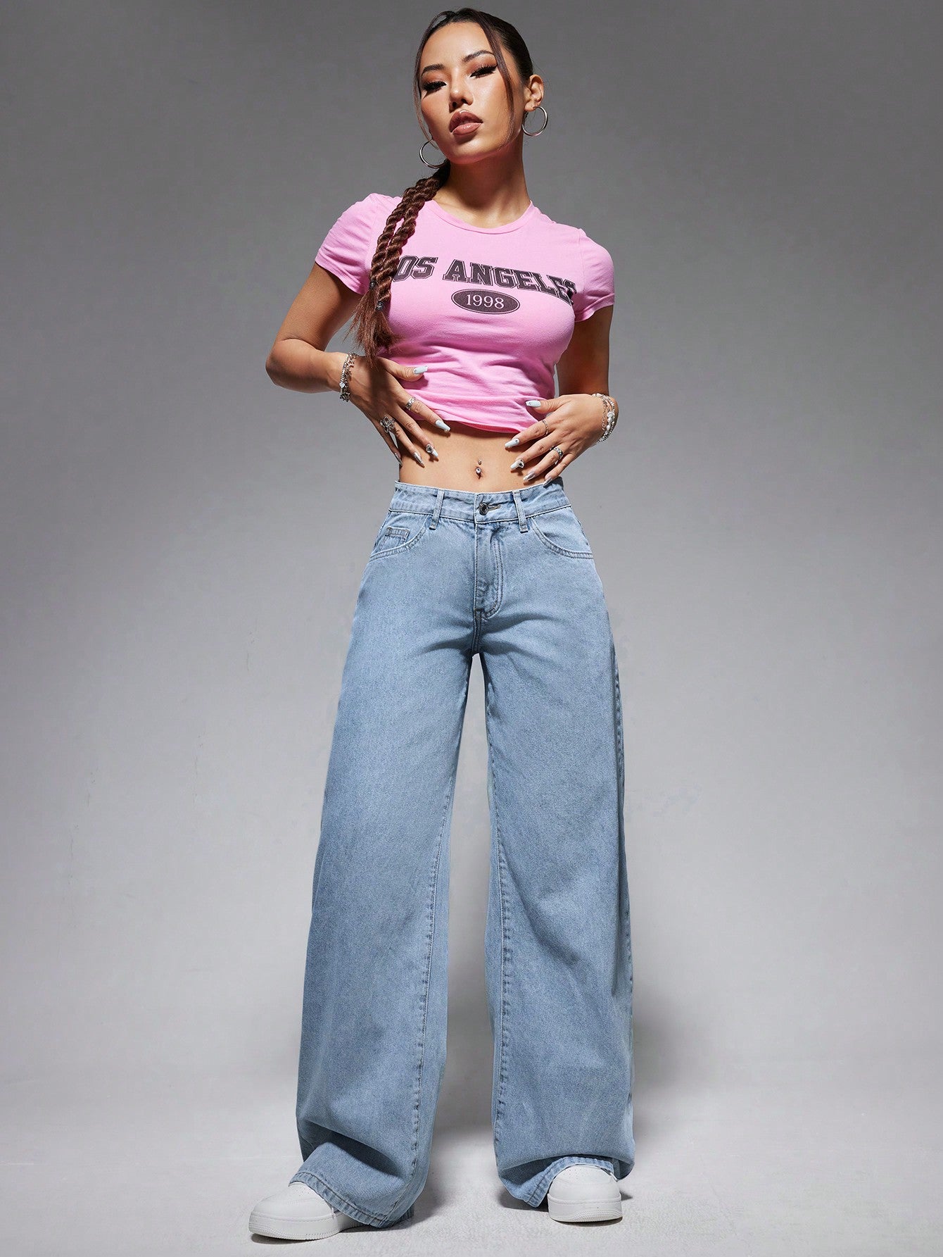 Own The Moment High-Rise Soft Denim - Glossia Fashion
