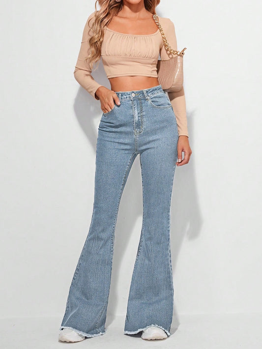 Timeless Fade High-Waist Bootcut