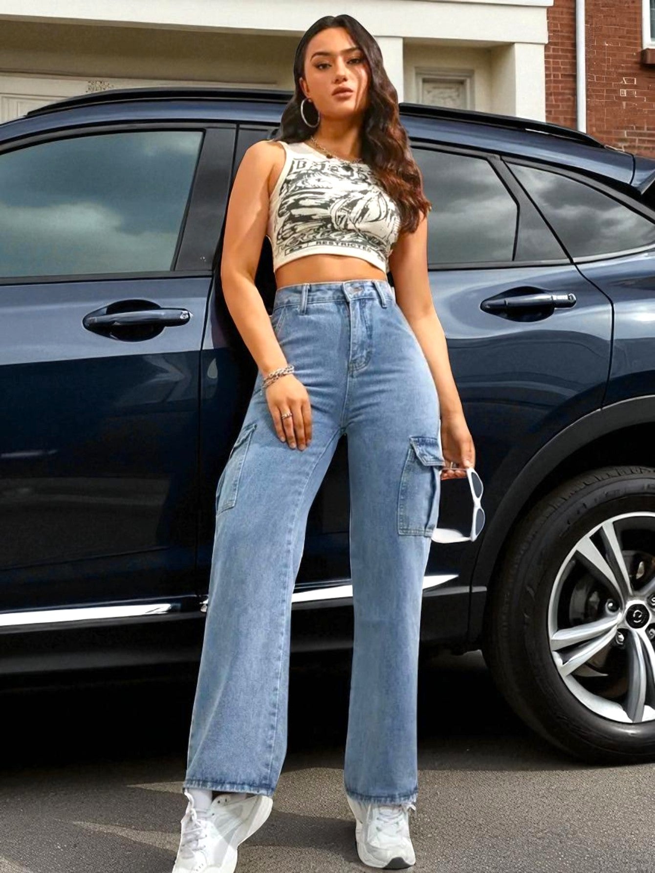 Cityscape Cargo Denim Jeans