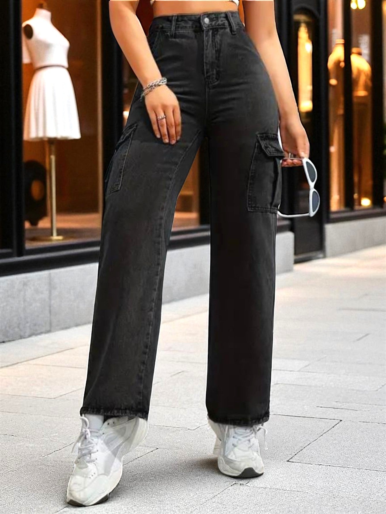Cityscape Cargo Denim Jeans