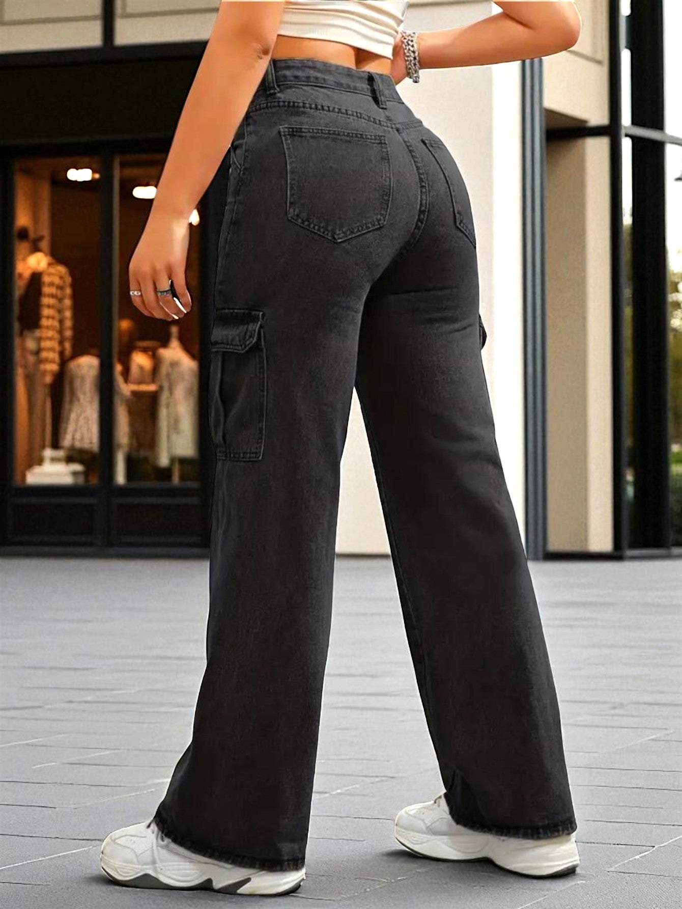 Cityscape Cargo Denim Jeans