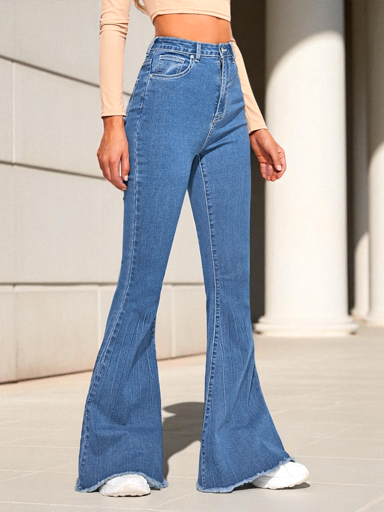 Timeless Fade High-Waist Bootcut