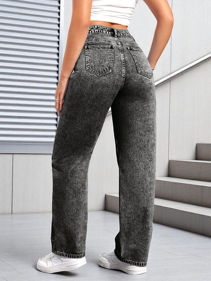 Dark Drift Straight Fit Denim