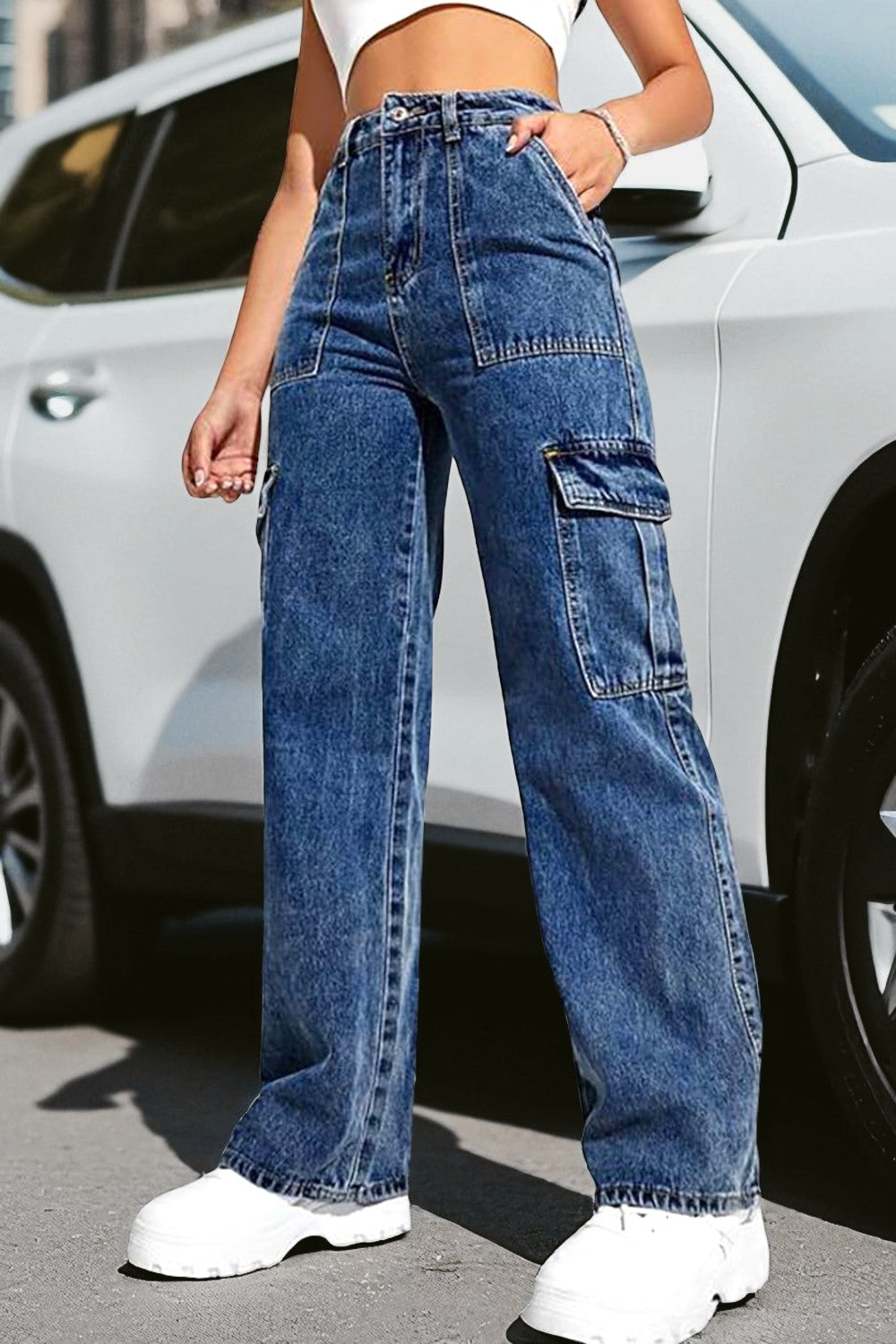 Trailblazer Cargo Denim Jeans