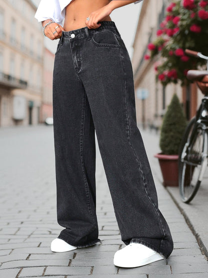 Dark Ember Straight Fit Jeans