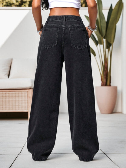 Sun Breeze Stonewash High-Rise Jeans