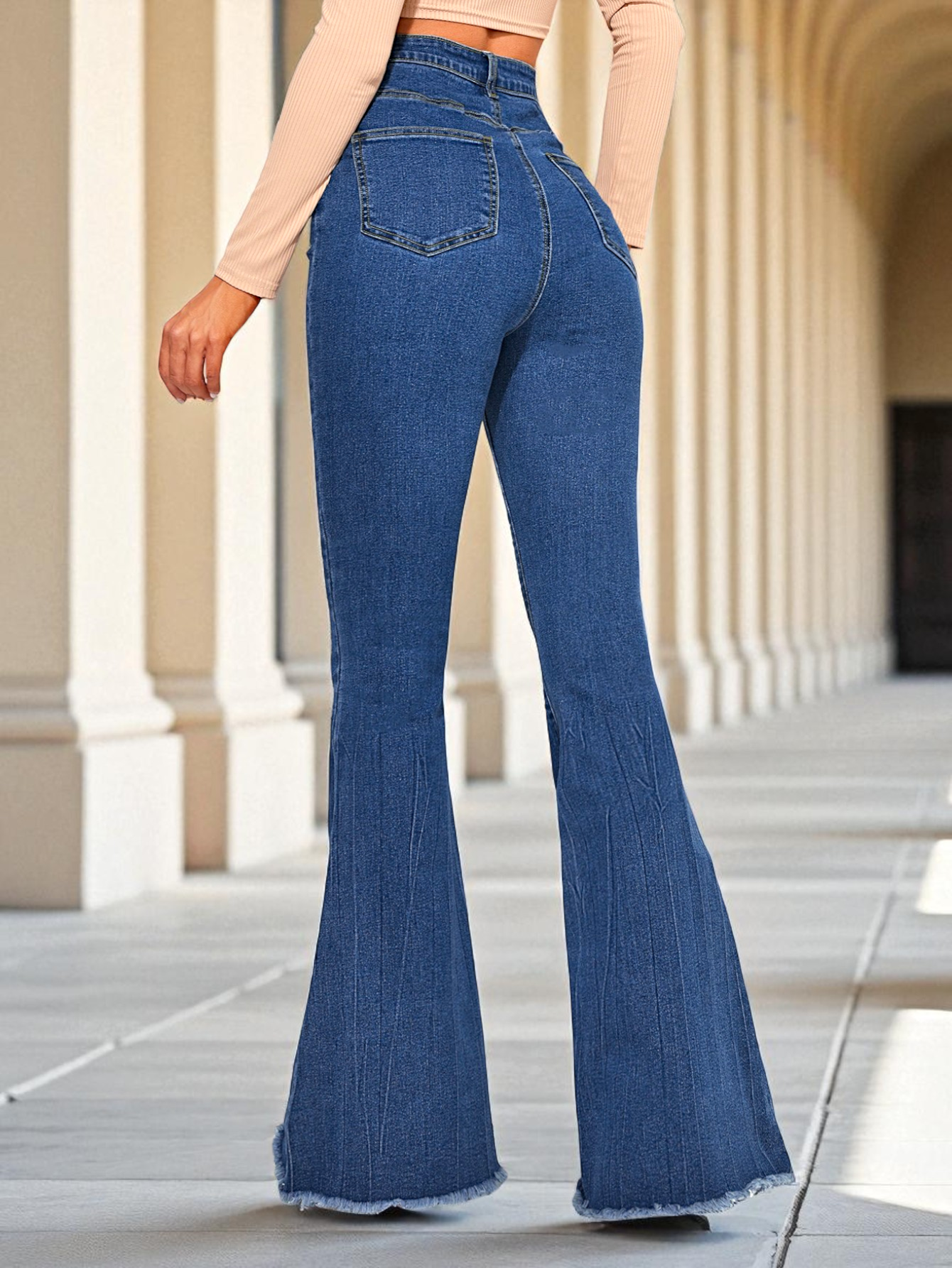 Timeless Fade High-Waist Bootcut