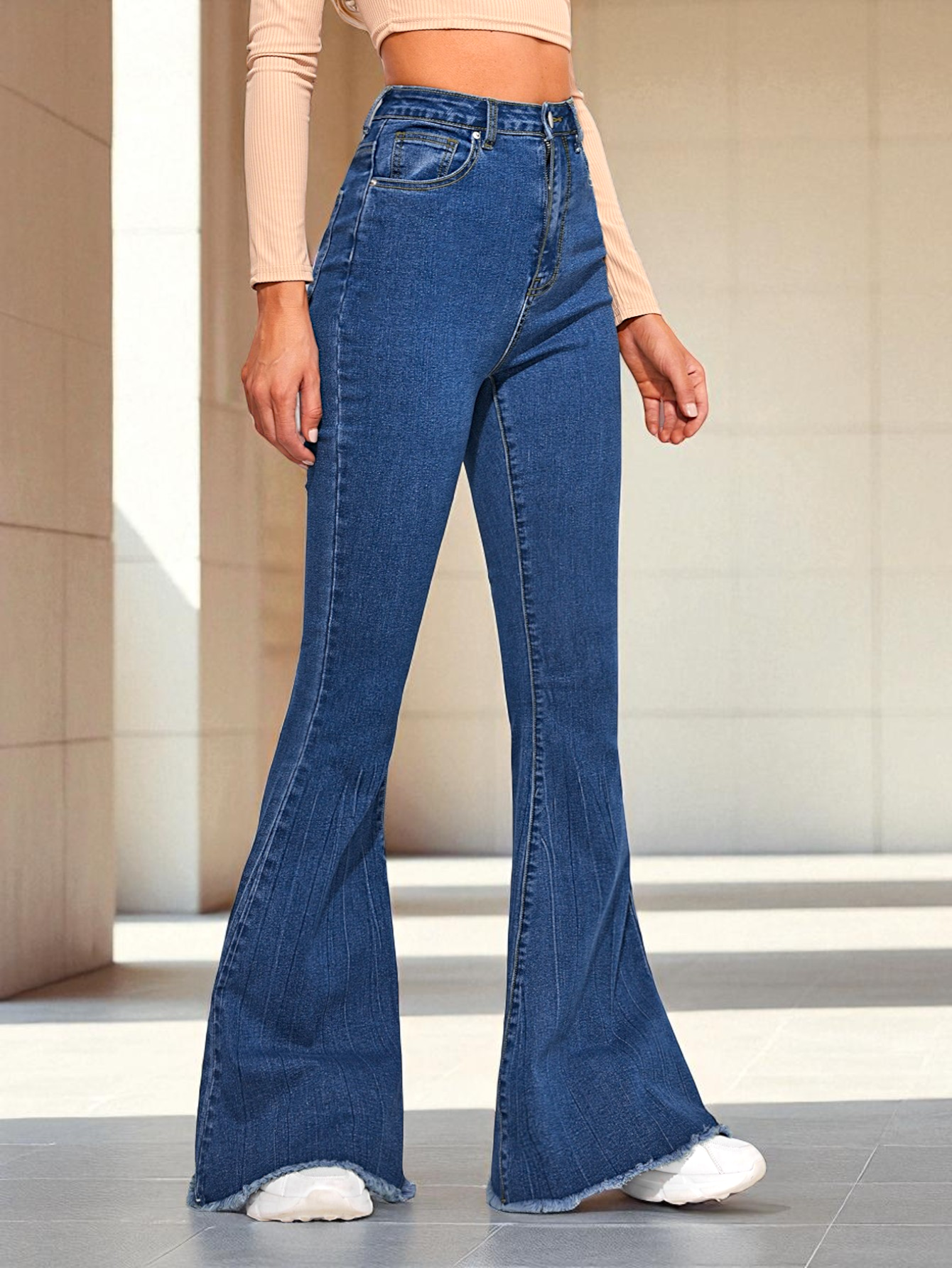 Timeless Fade High-Waist Bootcut