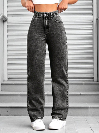 Dark Drift Straight Fit Denim