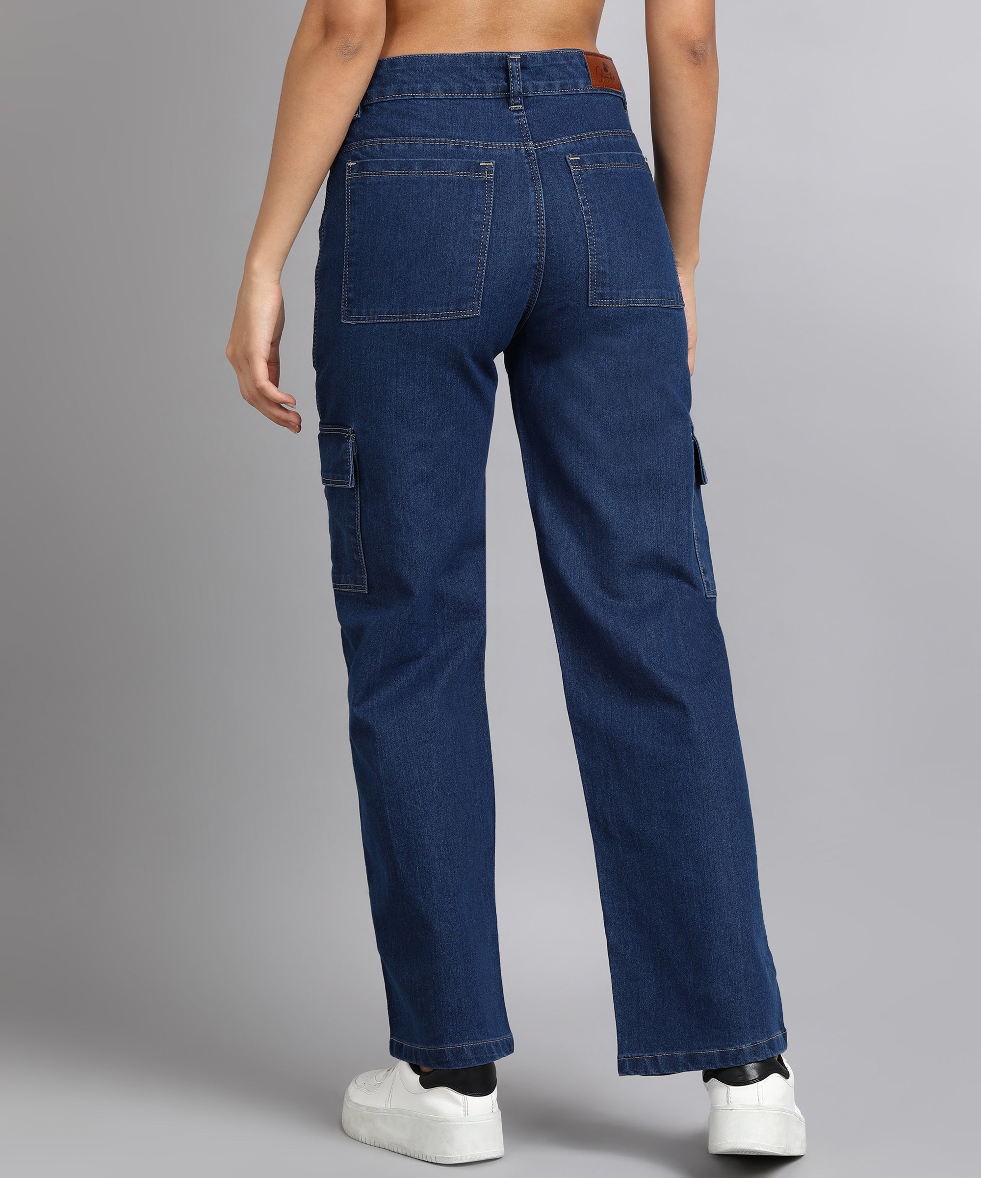 Dark blue 2024 boyfriend jeans