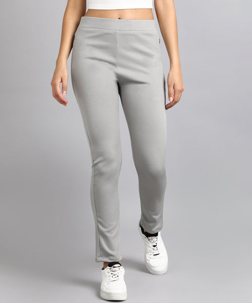 Cigarette trousers - Beige/Checked - Ladies | H&M IN